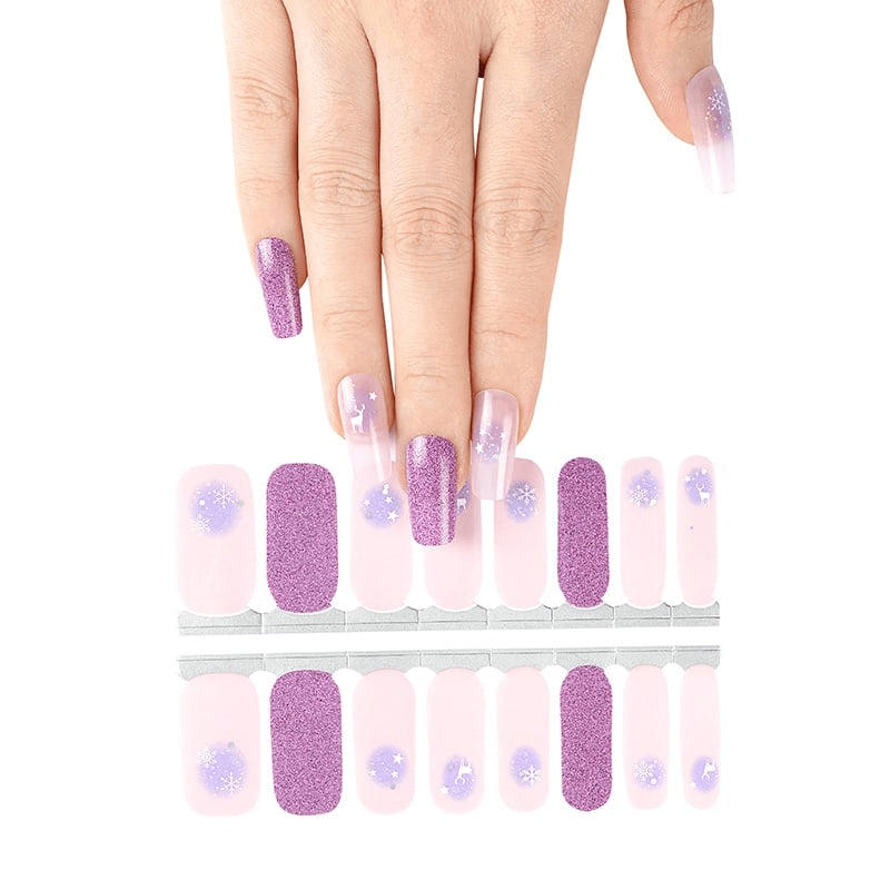 Holy Grail Nail Non-UV Nail Wraps Pastel Reindeer - Holy Classics (Non-UV Nail Wraps)