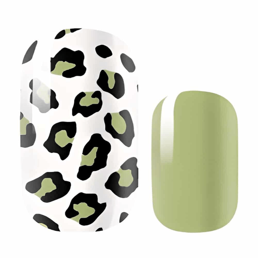 Holy Grail Nail Non-UV Nail Wraps Paw Print Green - Holy Classics (Non-UV Nail Wraps)