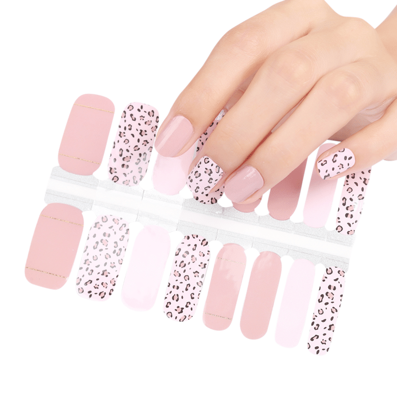 Holy Grail Nail Non-UV Nail Wraps Paw Print Pink - Holy Classics (Non-UV Nail Wraps)