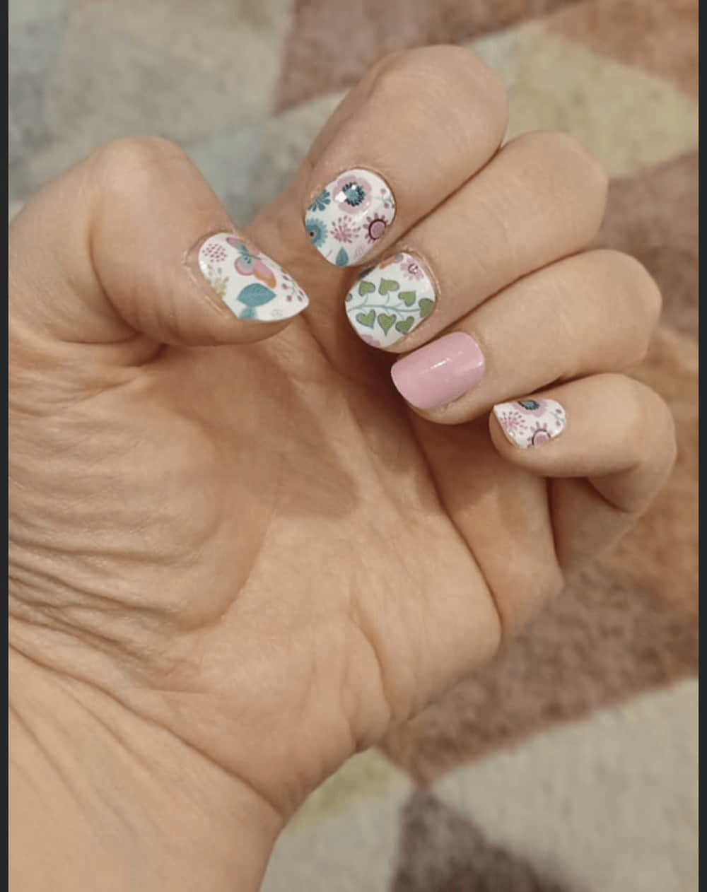 Holy Grail Nail Non-UV Nail Wraps Pink Butterfly - Holy Classics (Non-UV Nail Wraps)