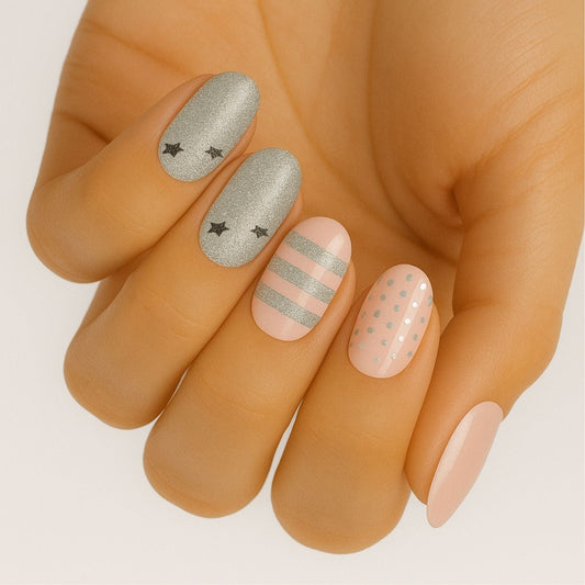 Holy Grail Nail Non-UV Nail Wraps Pink Champagne - Holy Classics (Non-UV Nail Wraps)