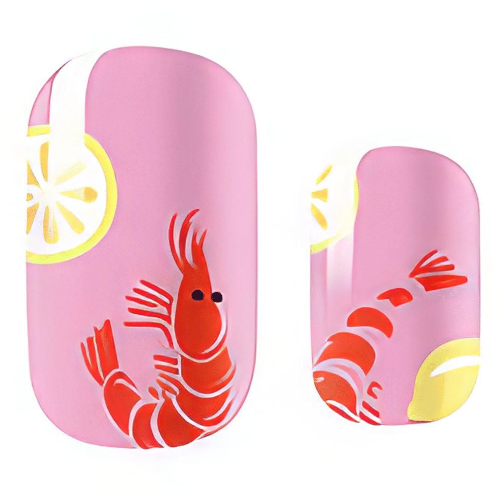 Holy Grail Nail Non-UV Nail Wraps Prawn Cocktail - Holy Classics (Non-UV Nail Wraps)