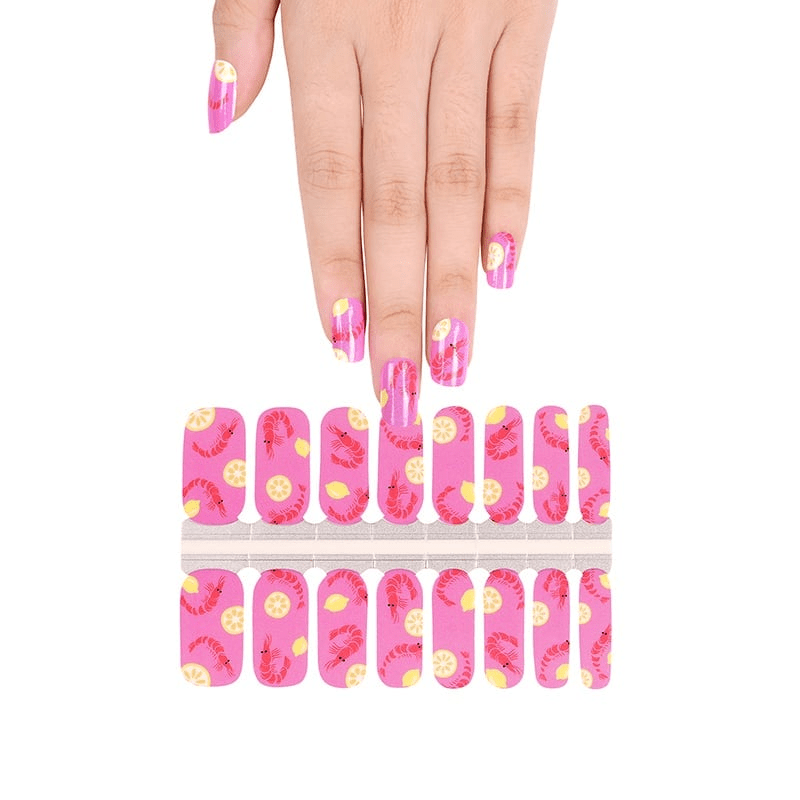 Holy Grail Nail Non-UV Nail Wraps Prawn Cocktail - Holy Classics (Non-UV Nail Wraps)