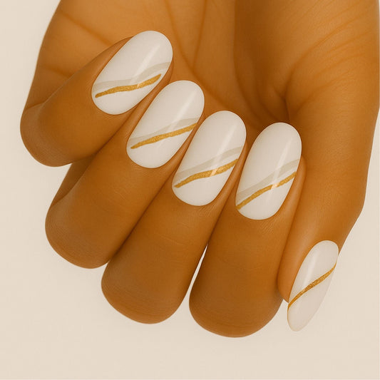 Holy Grail Nail Non-UV Nail Wraps Precious Jewels (Part Transparent) - Wide Fit Wrap (22 Piece)