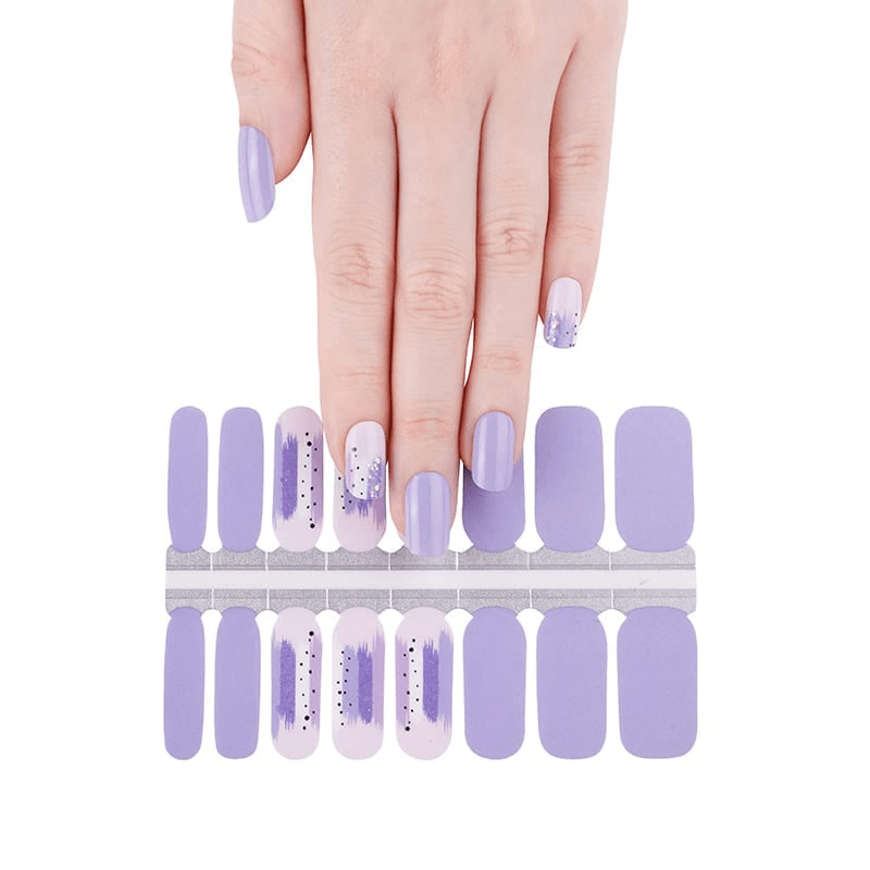 Holy Grail Nail Non-UV Nail Wraps Purple Bubbles - Holy Classics (Non-UV Nail Wraps)