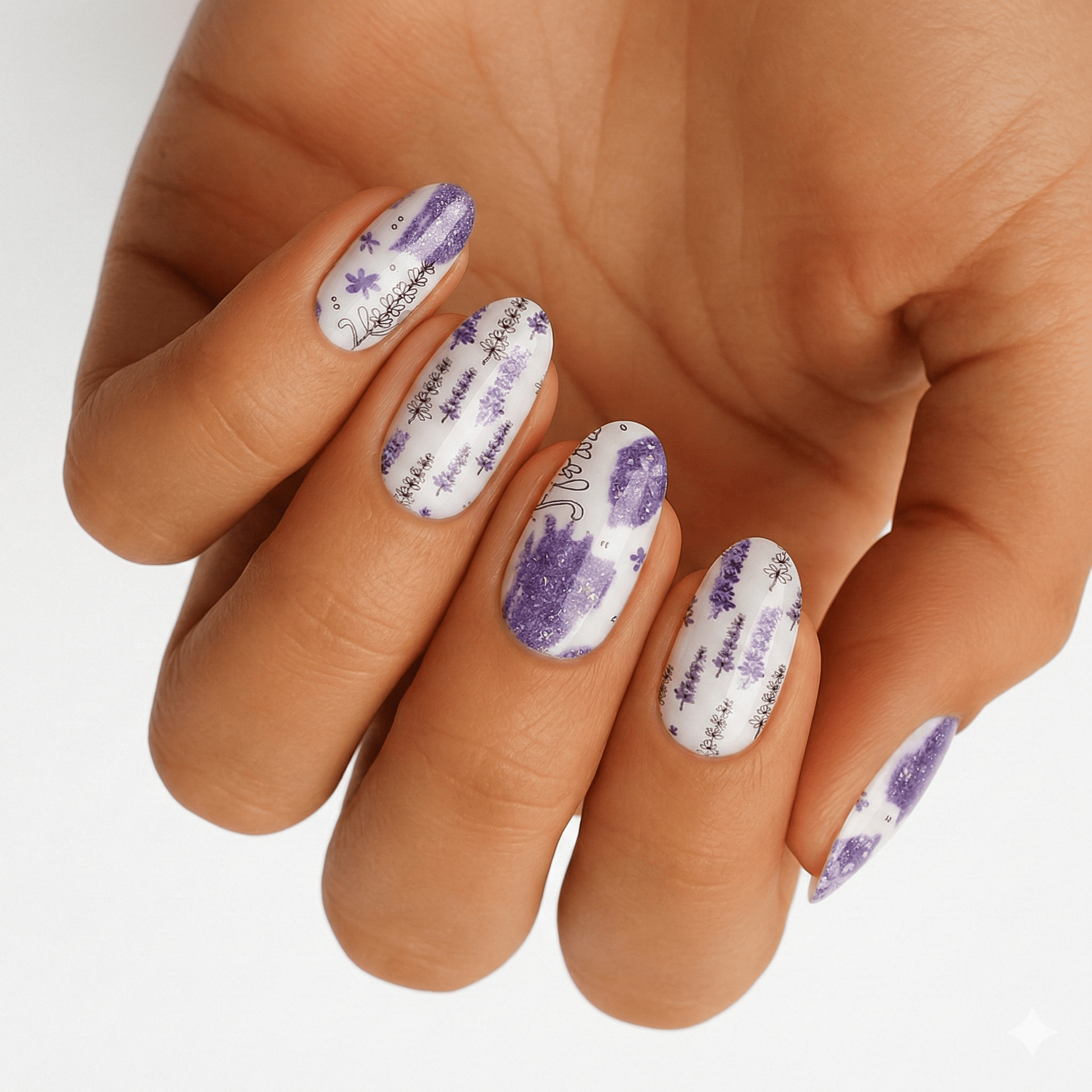 Holy Grail Nail Non-UV Nail Wraps Purple Forest - Holy Classics (Non-UV Nail Wraps)