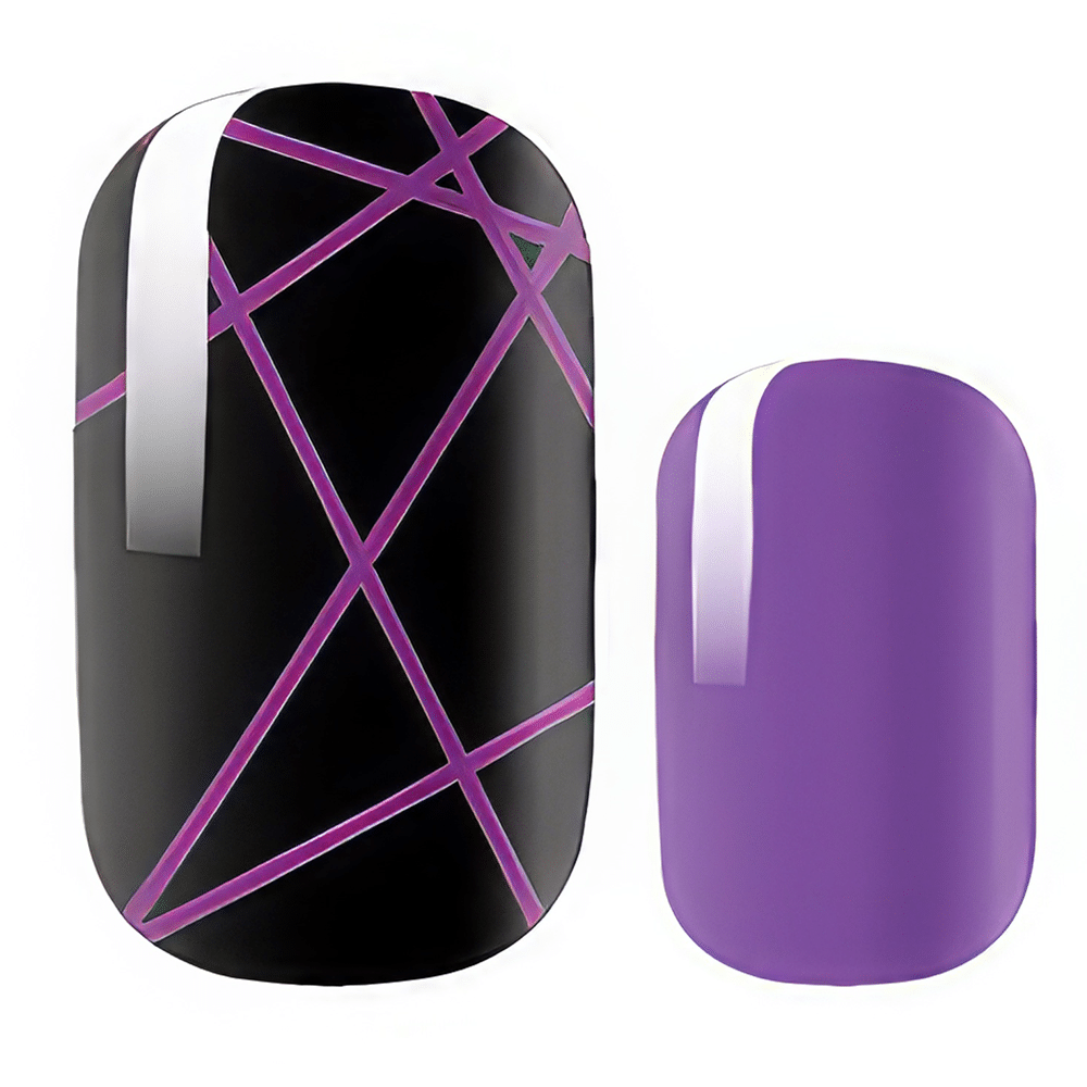 Holy Grail Nail Non-UV Nail Wraps Purple Mikado - Holy Classics (Non-UV Nail Wraps)