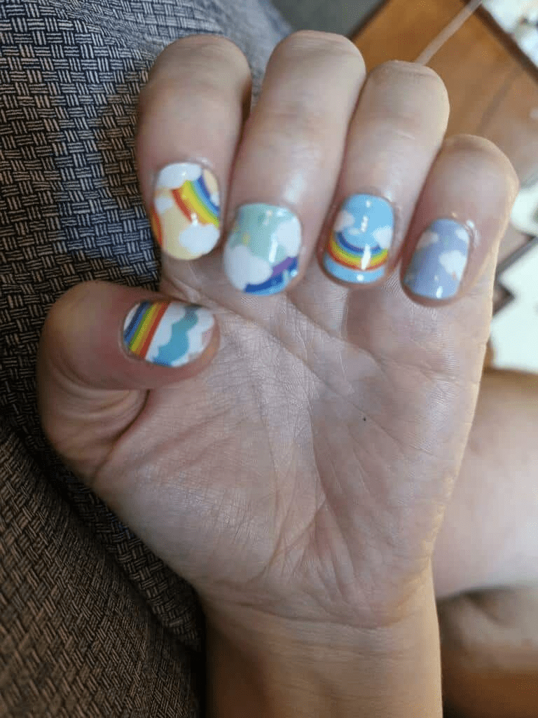 Holy Grail Nail Non-UV Nail Wraps Rainbow Fluff - Holy Classics (Non-UV Nail Wraps)