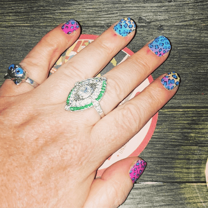Holy Grail Nail Non-UV Nail Wraps Rainbow Leopard - Holy Classics (Non-UV Nail Wraps)