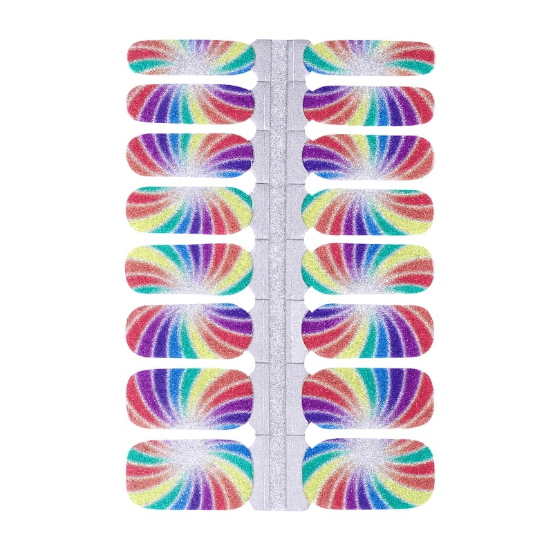 Holy Grail Nail Non-UV Nail Wraps Rainbow Swirl - Holy Classics (Non-UV Nail Wraps)