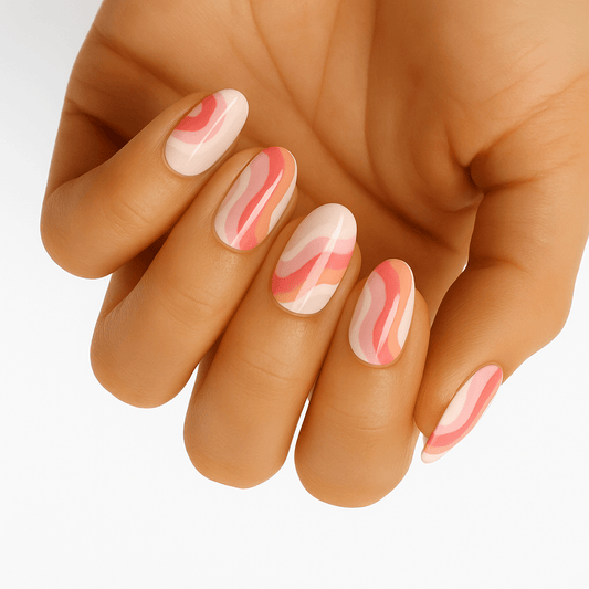 Holy Grail Nail Non-UV Nail Wraps Raspberry Ripple - Holy Classics (Non-UV Nail Wraps)