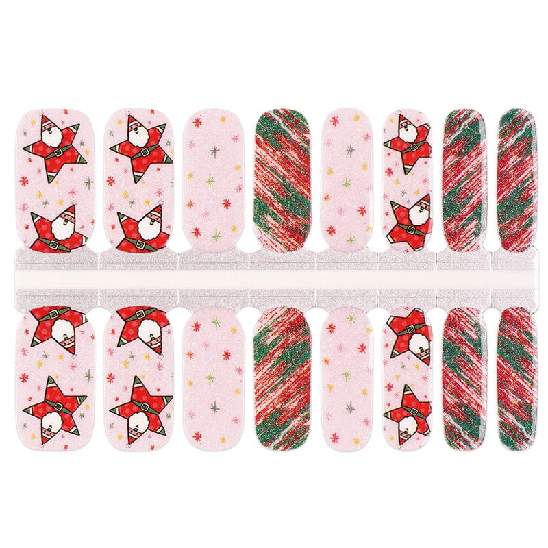 Holy Grail Nail Non-UV Nail Wraps Santa Claws