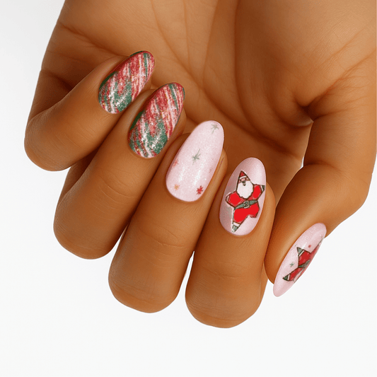 Holy Grail Nail Non-UV Nail Wraps Santa Claws