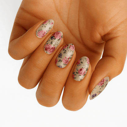 Holy Grail Nail Non-UV Nail Wraps Sitting Pretty - Wide Fit Wrap (22 Piece)