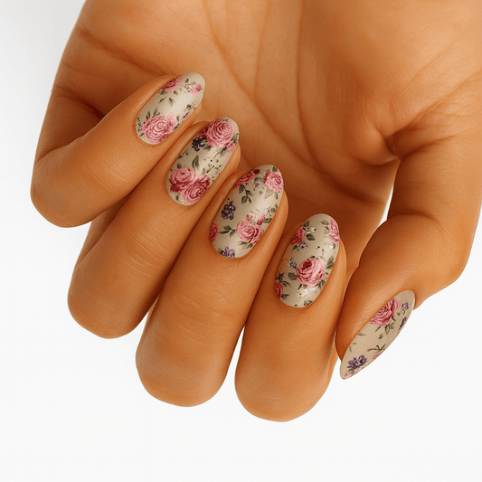 Holy Grail Nail Non-UV Nail Wraps Sitting Pretty - Wide Fit Wrap (22 Piece)