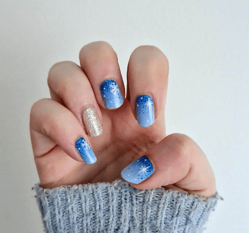 Holy Grail Nail Non-UV Nail Wraps Snowflake - Holy Classics (Non-UV Nail Wraps)