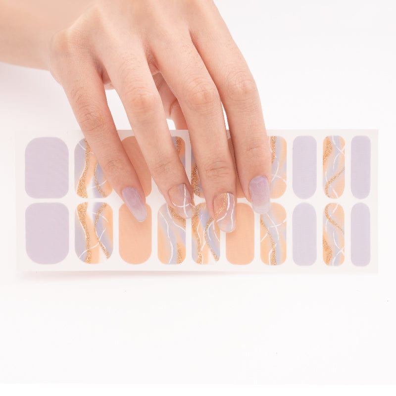 Holy Grail Nail Non-UV Nail Wraps Sparkle Stone - Wide Fit Wrap (20 Piece)