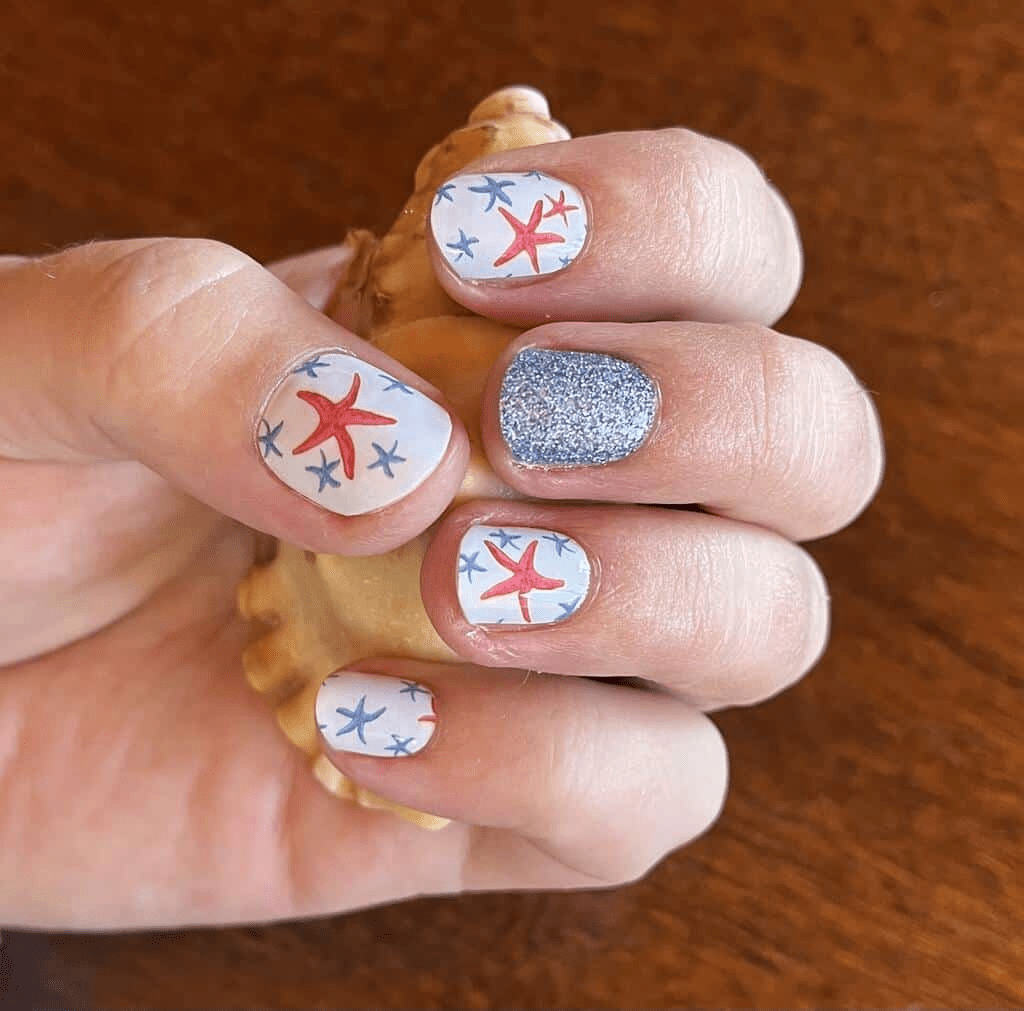 Holy Grail Nail Non-UV Nail Wraps Starfish - Holy Classics (Non-UV Nail Wraps)