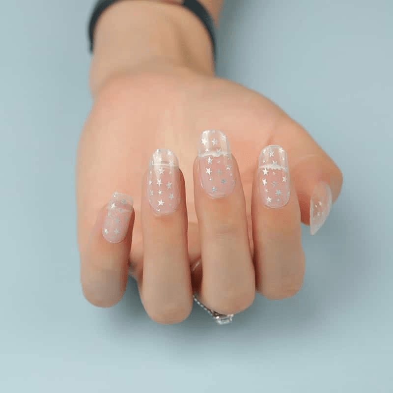 Holy Grail Nail Non-UV Nail Wraps Starstruck (Transparent) - Holy Classics (Non-UV Nail Wraps)