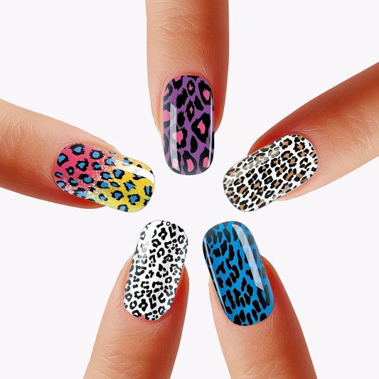 Holy Grail Nail Non-UV Nail Wraps The Animal Pack