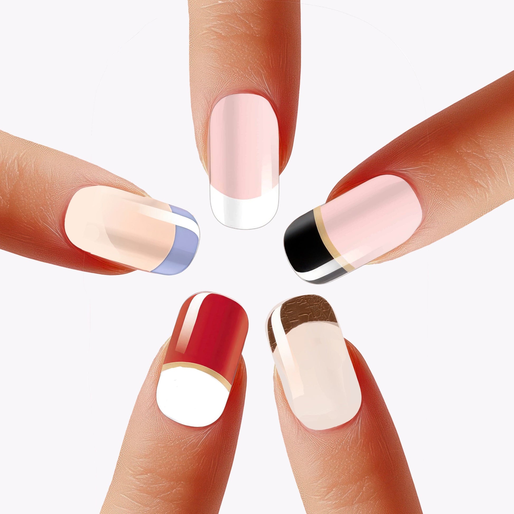 Holy Grail Nail Non-UV Nail Wraps The French Pack