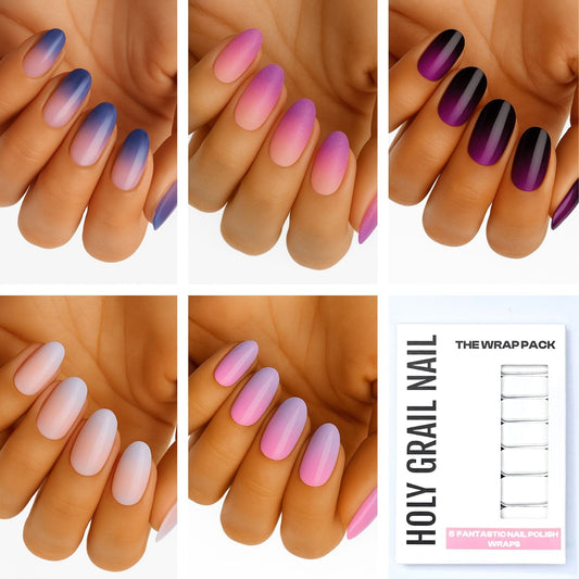 Holy Grail Nail Non-UV Nail Wraps The Ombre Pack