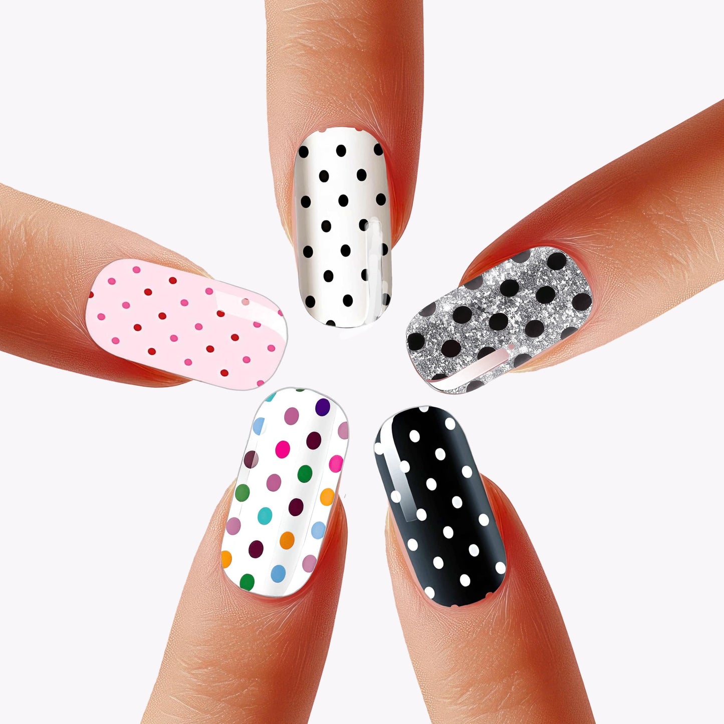 Holy Grail Nail Non-UV Nail Wraps The Polka Pack