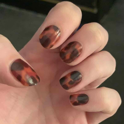 Holy Grail Nail Non-UV Nail Wraps Tortoiseshell - Holy Classics (Non-UV Nail Wraps)