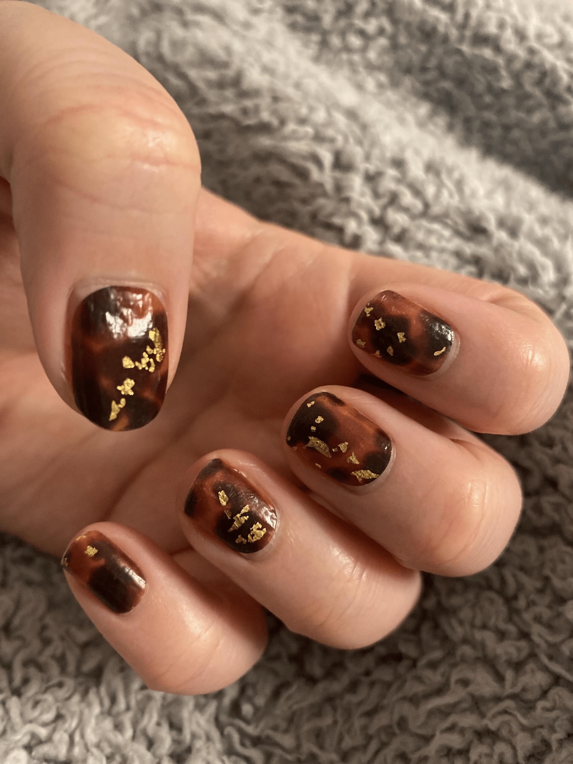 Holy Grail Nail Non-UV Nail Wraps Tortoiseshell Luxe - Holy Classics (Non-UV Nail Wraps)