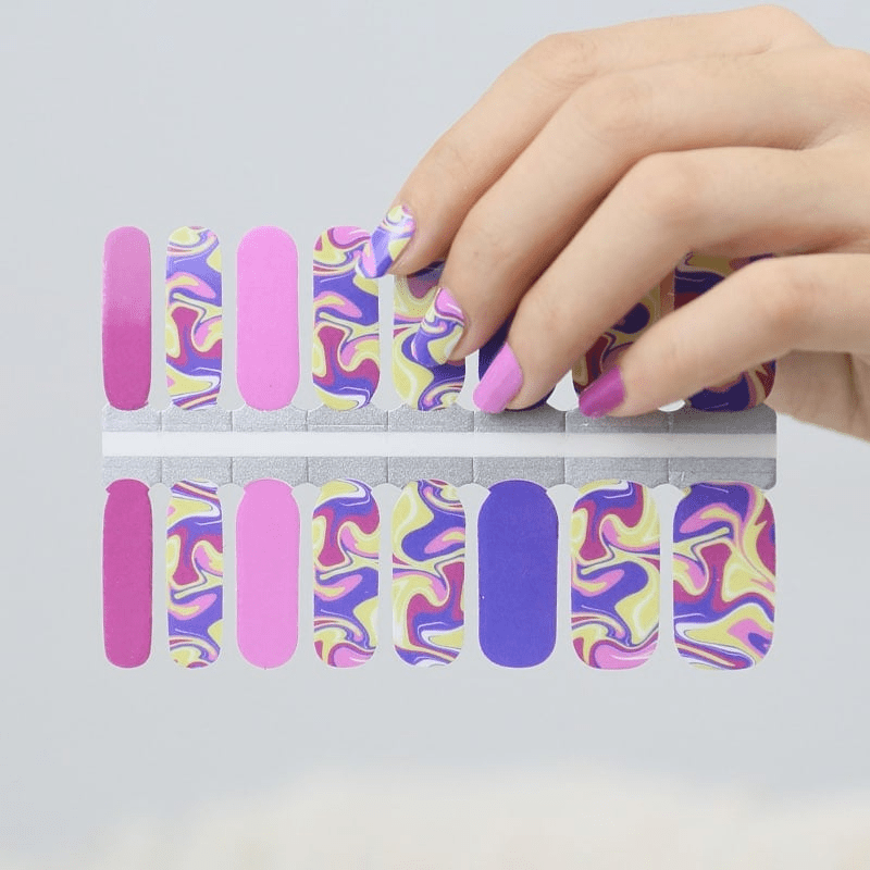 Holy Grail Nail Non-UV Nail Wraps Trippy Accent - Holy Classics (Non-UV Nail Wraps)