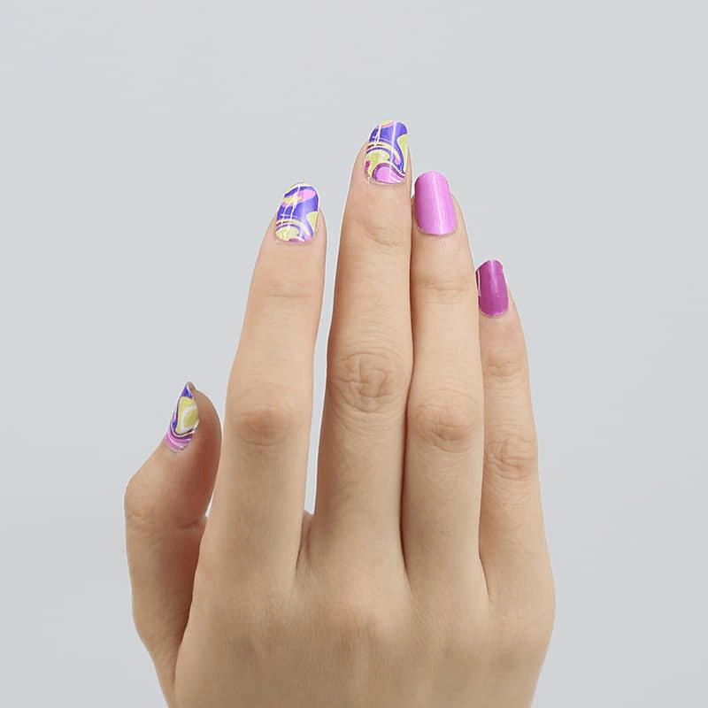 Holy Grail Nail Non-UV Nail Wraps Trippy Accent - Holy Classics (Non-UV Nail Wraps)