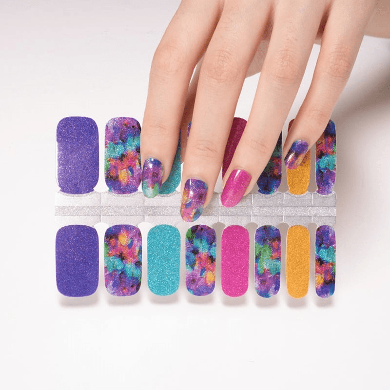 Holy Grail Nail Non-UV Nail Wraps Tropical Blush Glitter - Holy Classics (Non-UV Nail Wraps)