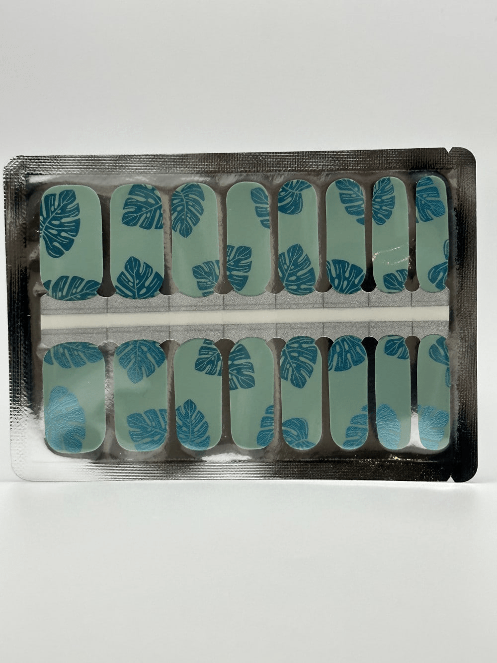 Holy Grail Nail Non-UV Nail Wraps Turquoise Leaves - Holy Classics (Non-UV Nail Wraps)