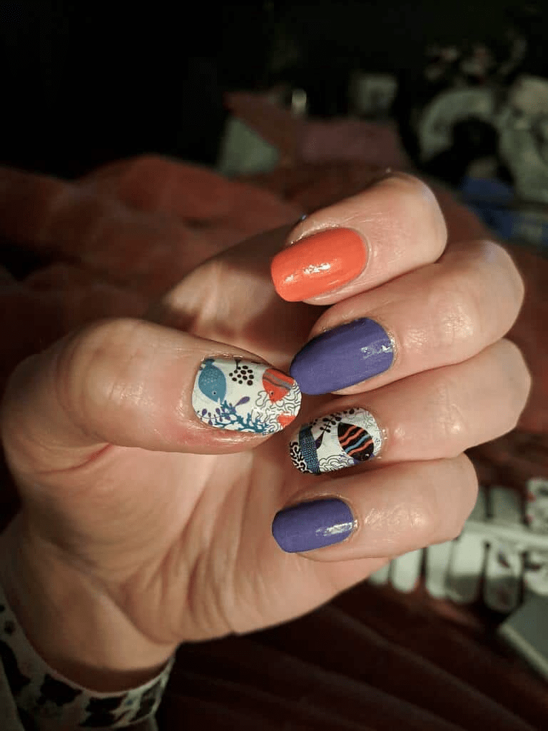 Holy Grail Nail Non-UV Nail Wraps Under the Sea - Holy Classics (Non-UV Nail Wraps)