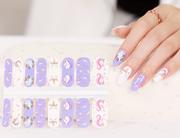 Holy Grail Nail Non-UV Nail Wraps Unicorns Everywhere! - Holy Classics (Non-UV Nail Wraps)