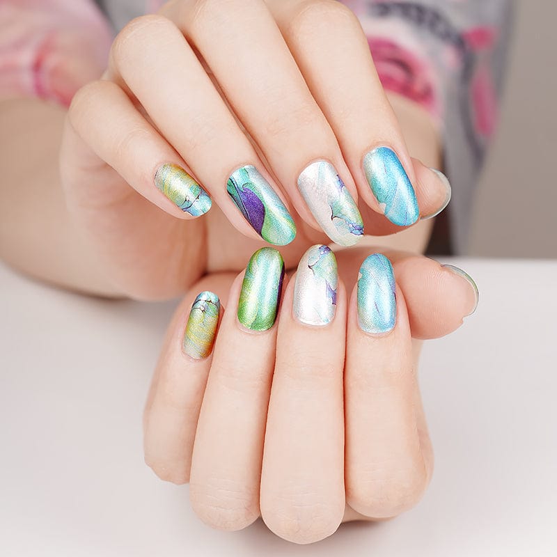 HOLY GRAIL NAIL Non-UV Nail Wraps Water Under the Bridge