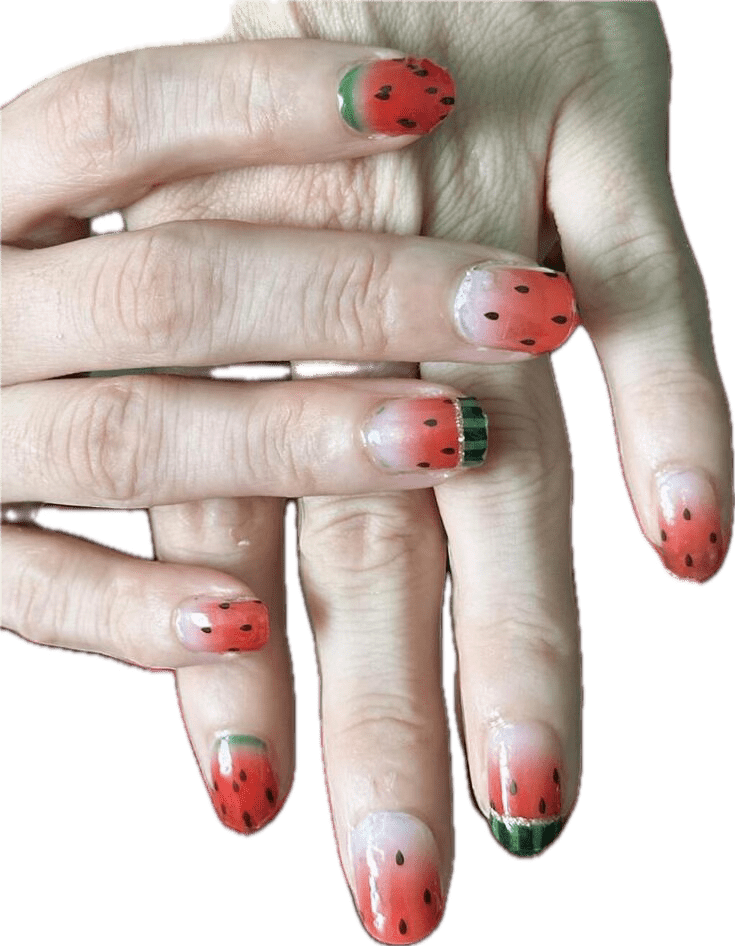 Holy Grail Nail Non-UV Nail Wraps Watermelon - Holy Classics (Non-UV Nail Wraps)