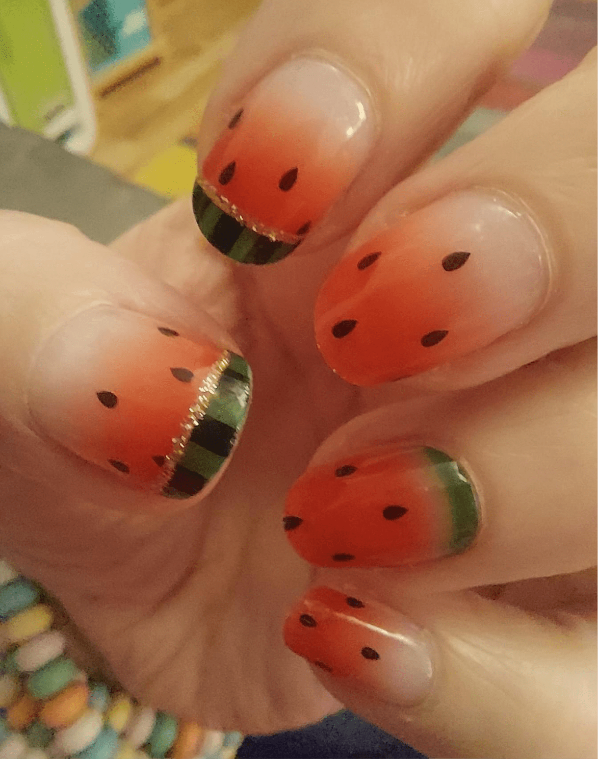 Holy Grail Nail Non-UV Nail Wraps Watermelon - Holy Classics (Non-UV Nail Wraps)