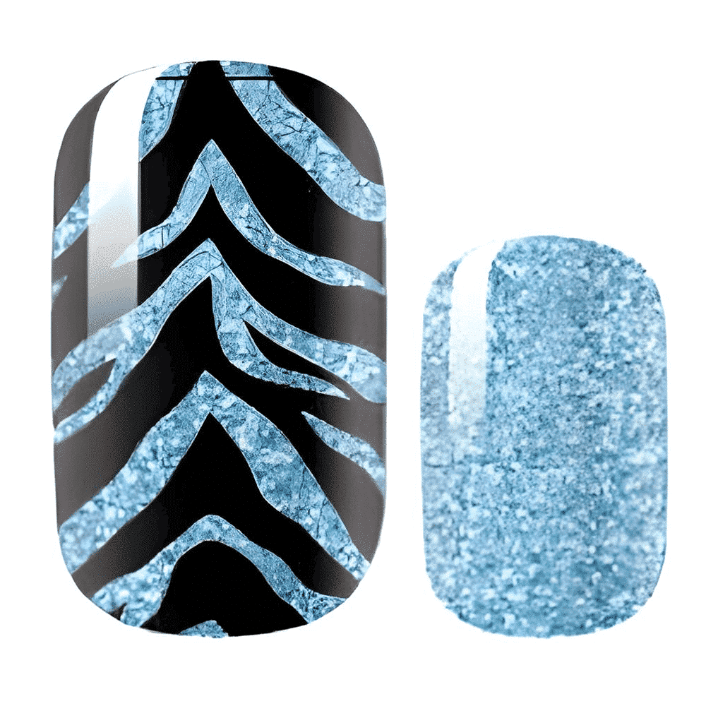 Holy Grail Nail Non-UV Nail Wraps Zebra Sparkle - Holy Classics (Non-UV Nail Wraps)