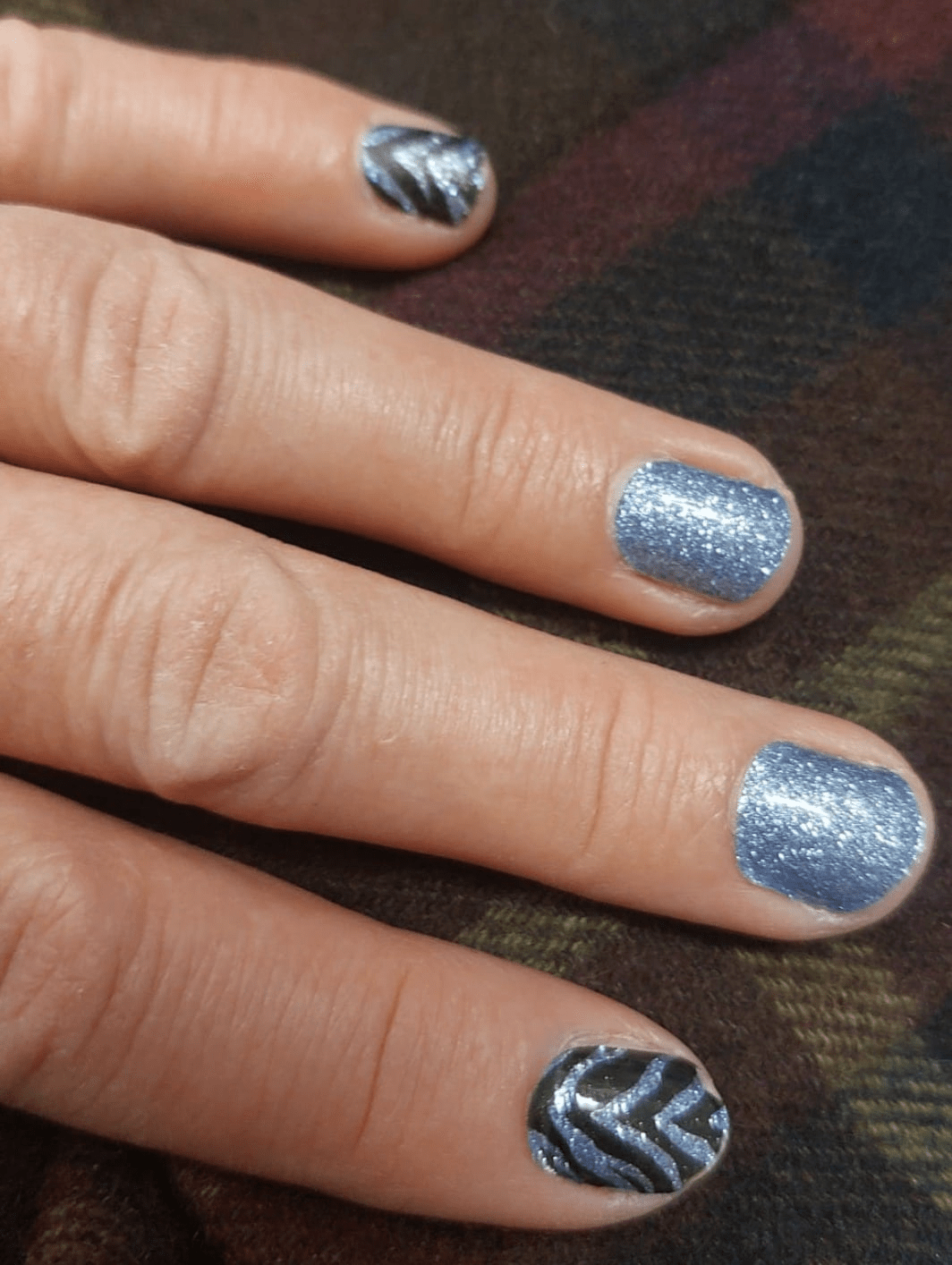 Holy Grail Nail Non-UV Nail Wraps Zebra Sparkle - Holy Classics (Non-UV Nail Wraps)