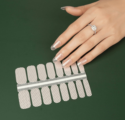 Holy Grail Nail Non-UV Nail Wraps Zig Zag - Holy Classics (Non-UV Nail Wraps)