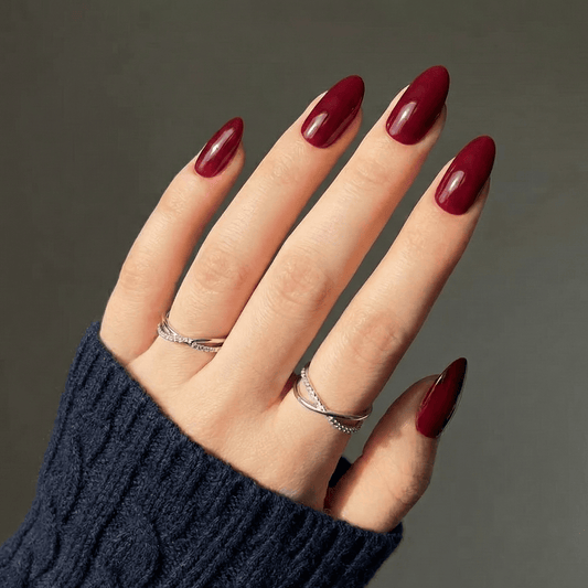 Holy Grail Nail press on Confidence - Soft Gel Press Ons (Short Almond)