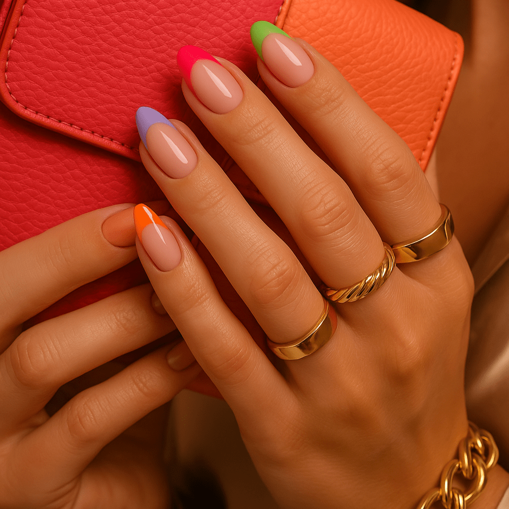 Holy Grail Nail press on Summer French Mani - Soft Gel Press Ons