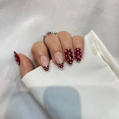 Holy Grail Nail press on Too Cute to Care - Soft Gel Press Ons (Short Almond)