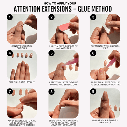 Holy Grail Nail press on Unstoppable - Soft Gel Press Ons (Short Almond)