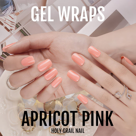 Holy Grail Nail Semi-Cured Gels Apricot Pink - Gels, Peach Sherbet Gels, Holy Gels