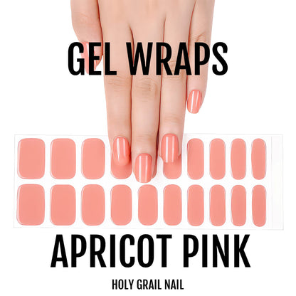 Holy Grail Nail Semi-Cured Gels Apricot Pink - Gels, Peach Sherbet Gels, Holy Gels