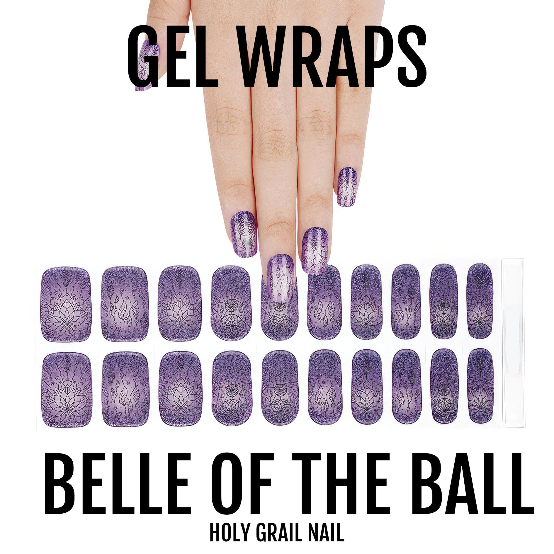 Holy Grail Nail Semi-Cured Gels Belle of the Ball - Gels