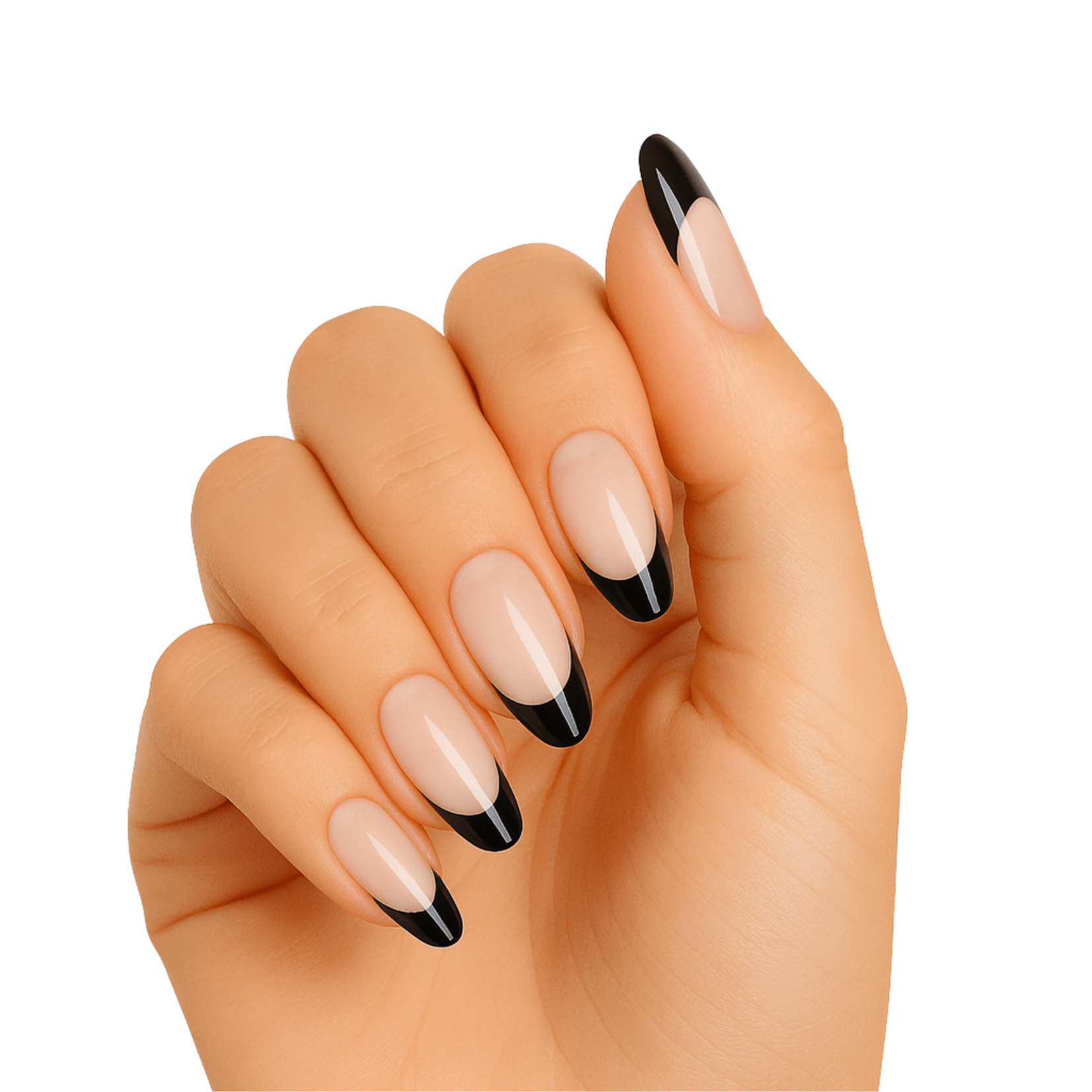 Holy Grail Nail Semi-Cured Gels Black French Mani - Gels