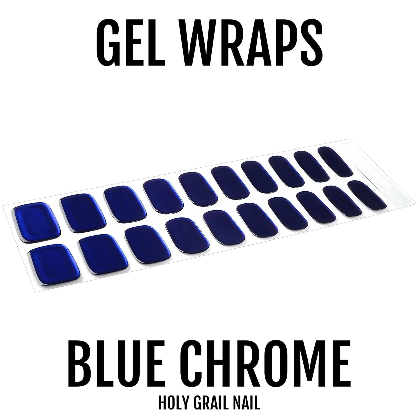 Holy Grail Nail Semi-Cured Gels Blue Chrome - Gels